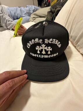 Chrome Hearts 'King Taco' Hollywood Triple Cross Trucker Hat